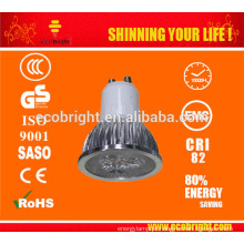 Lâmpada LED GU10 holofote 5W AC 220V alumínio downlight TUV CE